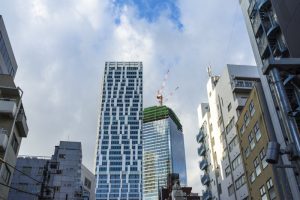 Immeubles et tours à Tokyo