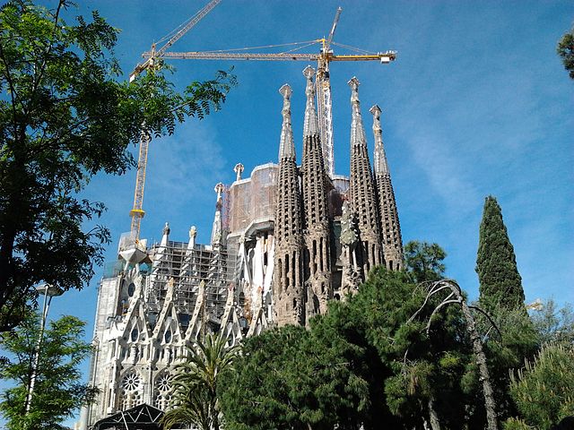 L’achèvement imminent de la construction de la Sagrada Familia en Espagne